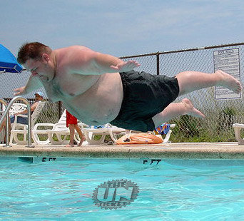 Fat Guy Belly Flop